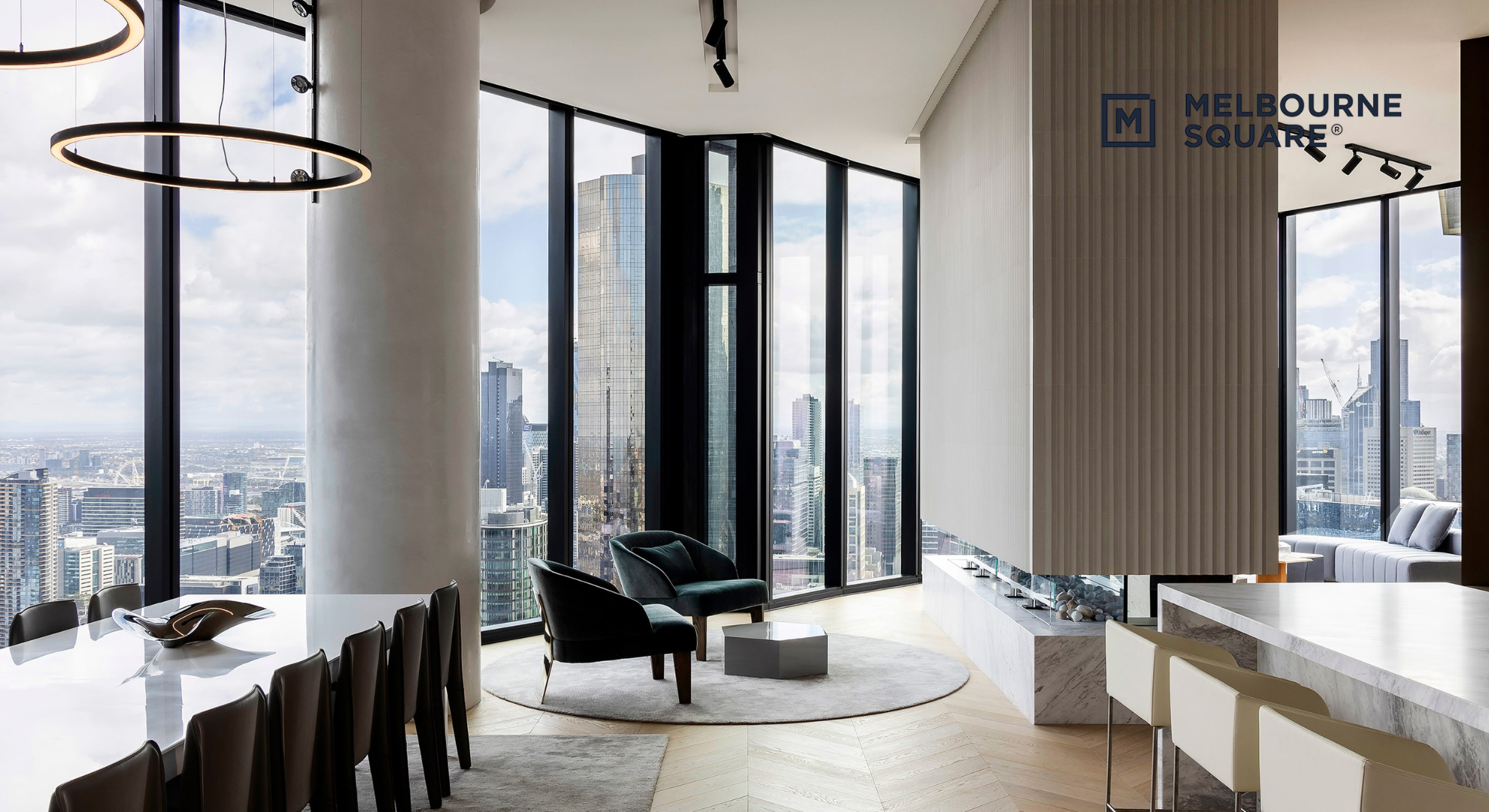 Melbourne Square - Living
