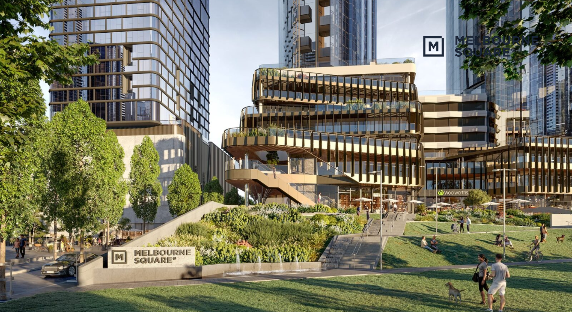 Melbourne Square - Garden & Facilities